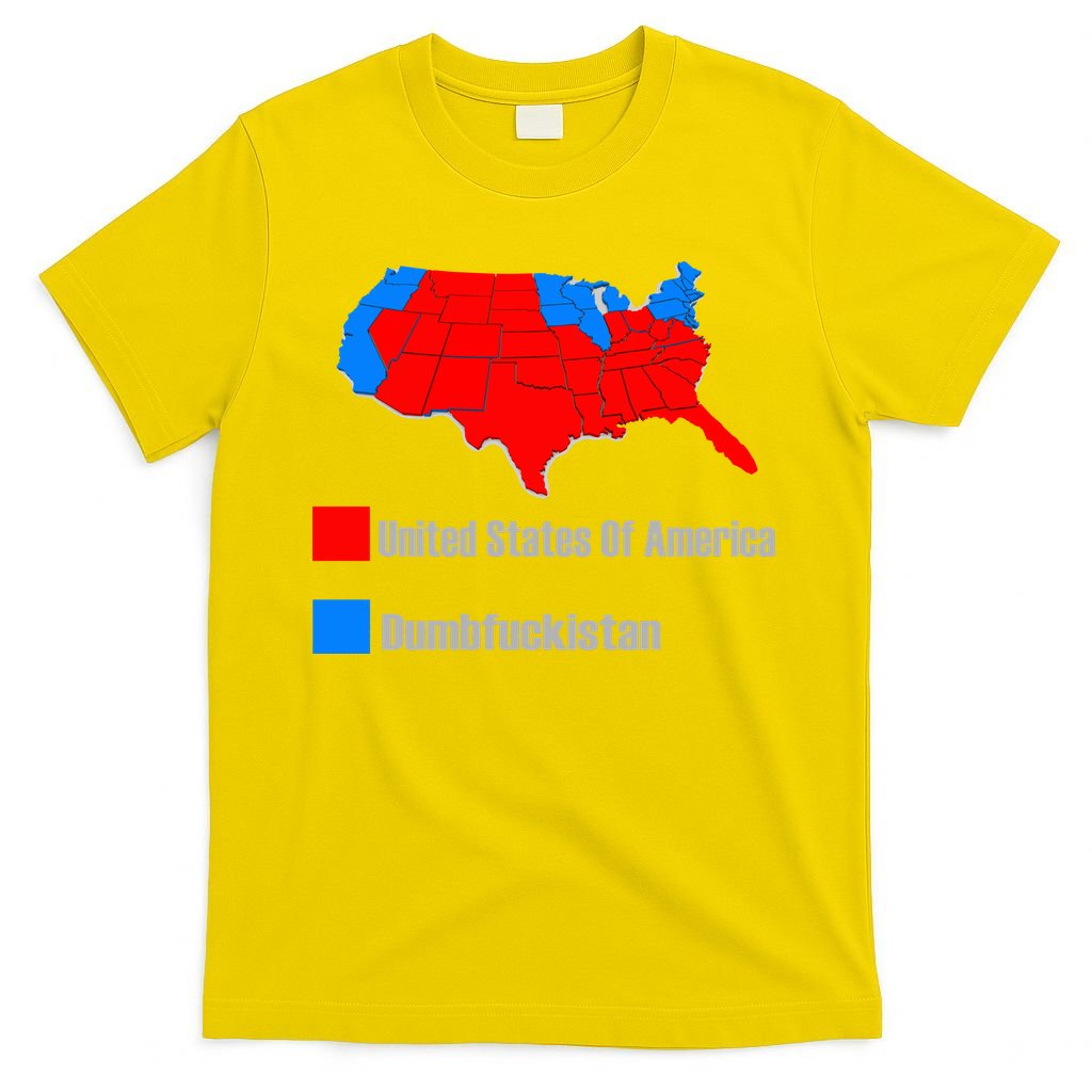 USA DUMBFUCKISTAN ELECTION MAP - Republicans Trump T-Shirt
