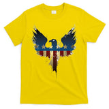 USA Eagle American Flag Grunge T-Shirt
