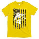 USA Flag Camo Camouflage Fish T-Shirt