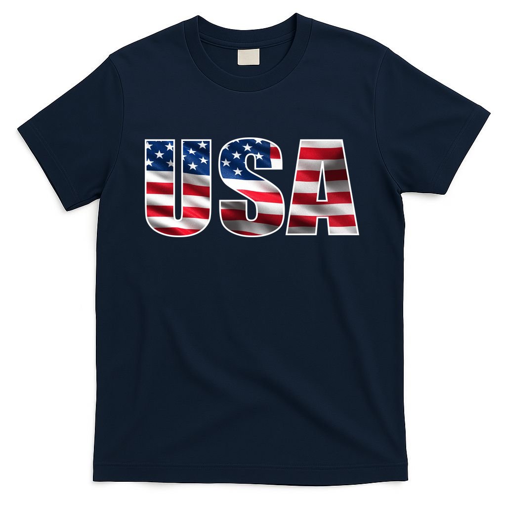 USA Flag Team Logo T-Shirt