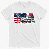 USA Flag Team Logo T-Shirt