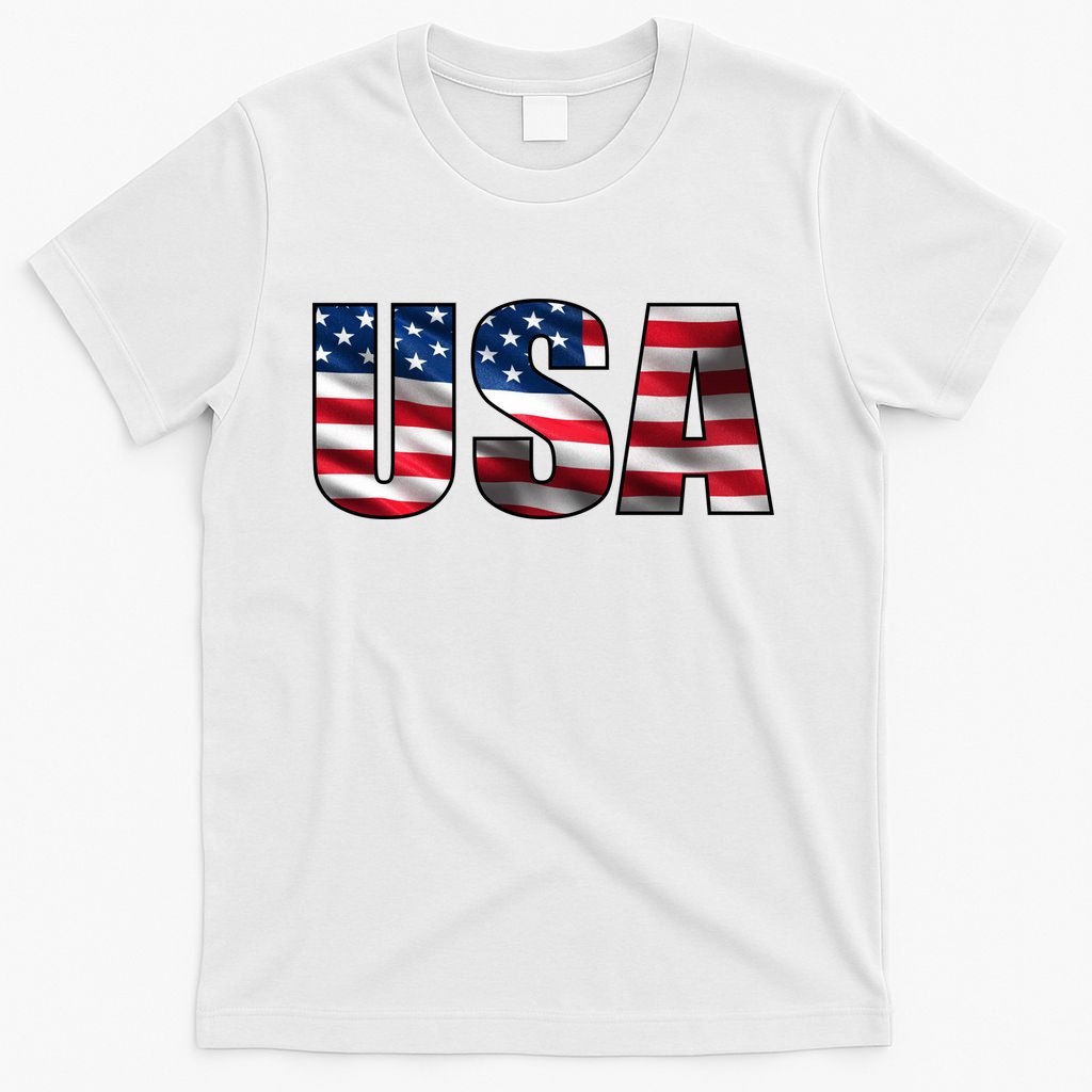 USA Flag Team Logo T-Shirt
