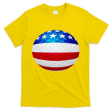 USA Golf Flag GolfBall T-Shirt