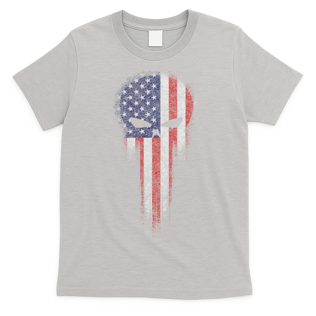 USA Grunge Skull T-Shirt