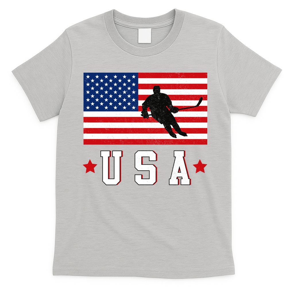 USA Hockey Winter Sports Games T-Shirt