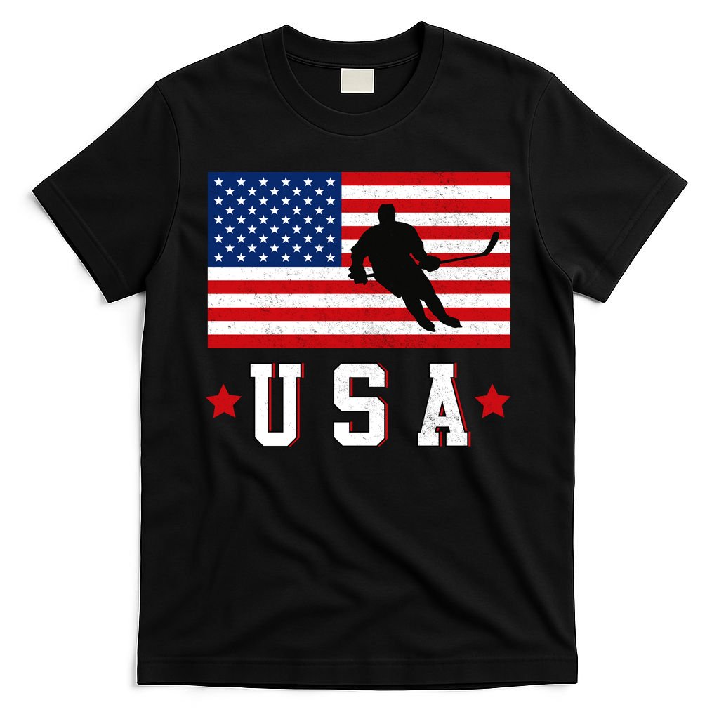 USA Hockey Winter Sports Games T-Shirt