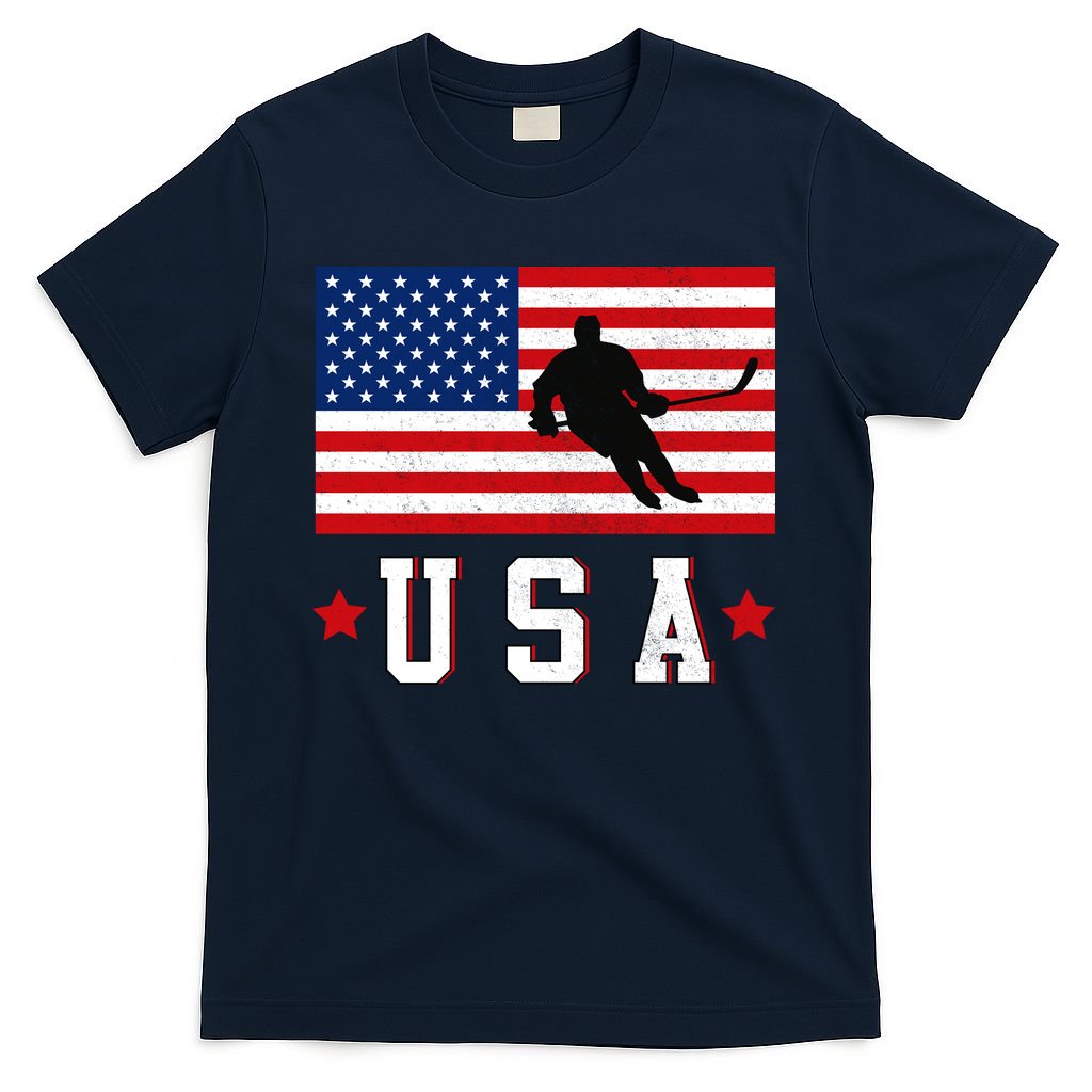 USA Hockey Winter Sports Games T-Shirt