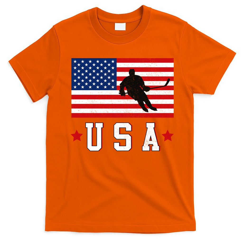 USA Hockey Winter Sports Games T-Shirt