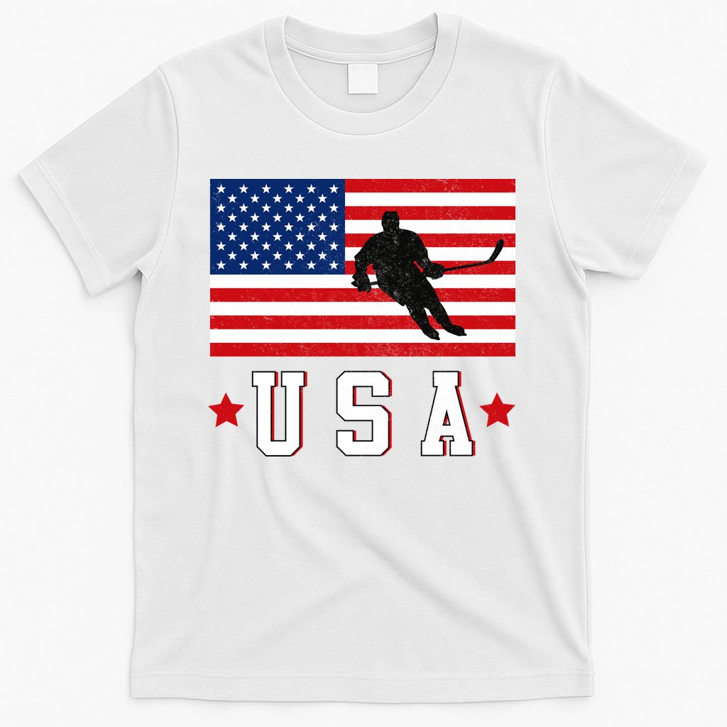USA Hockey Winter Sports Games T-Shirt