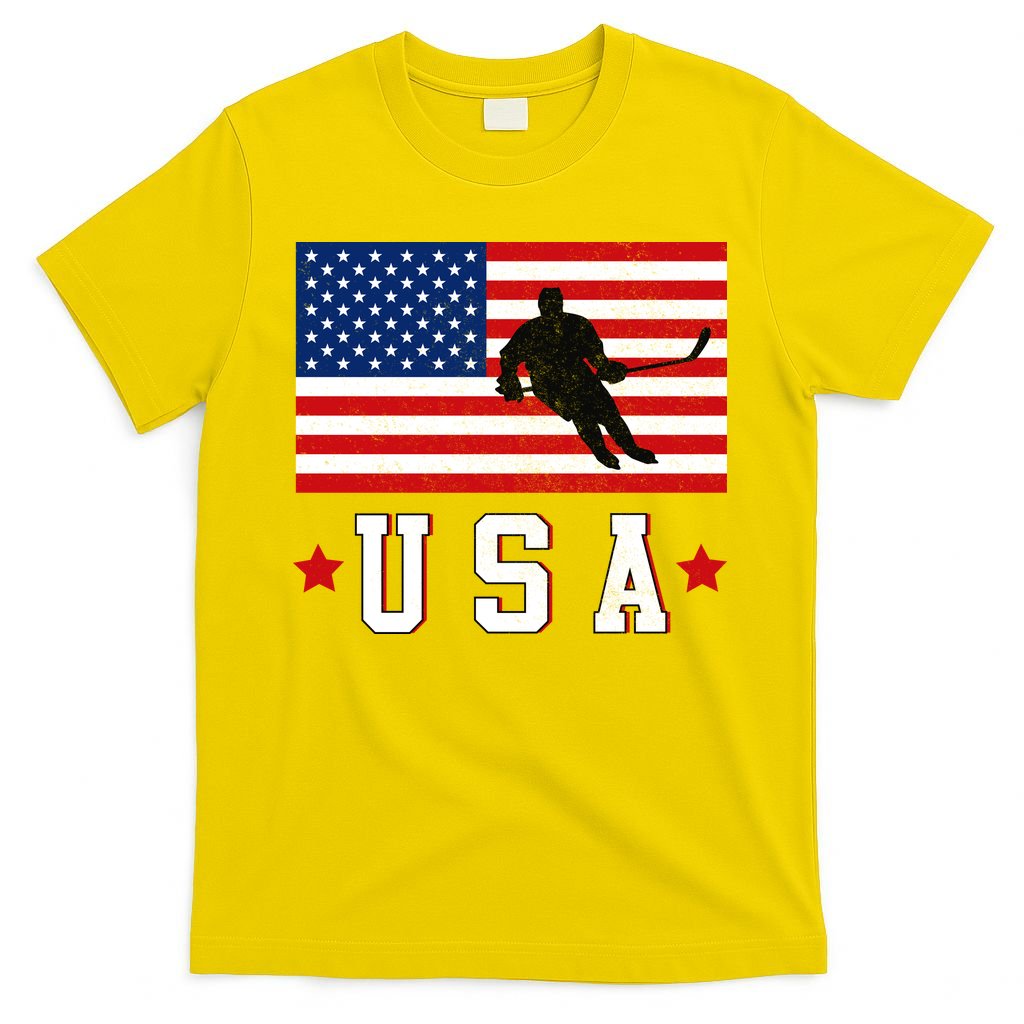 USA Hockey Winter Sports Games T-Shirt