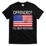 USA Offended I'll Help You Pack T-Shirt
