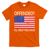 USA Offended I'll Help You Pack T-Shirt