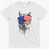 USA Patriotic Llama T-Shirt