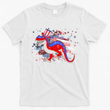 USA Patriotic Presidential Dinosaur T-Shirt