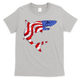 USA Patriotic Shark T-Shirt