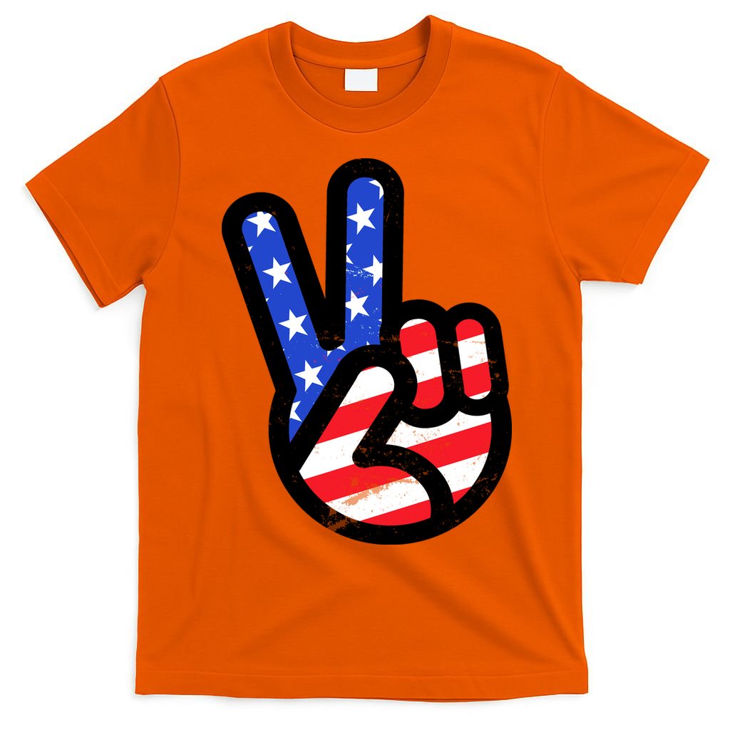 USA Peace Sign T-Shirt