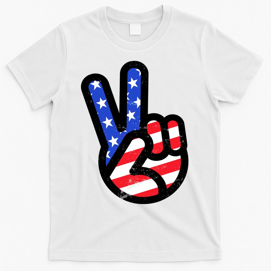 USA Peace Sign T-Shirt