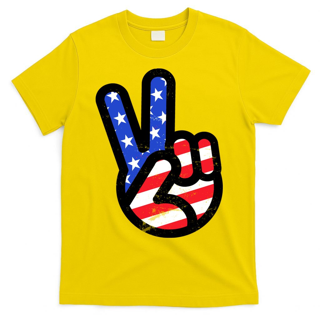 USA Peace Sign T-Shirt
