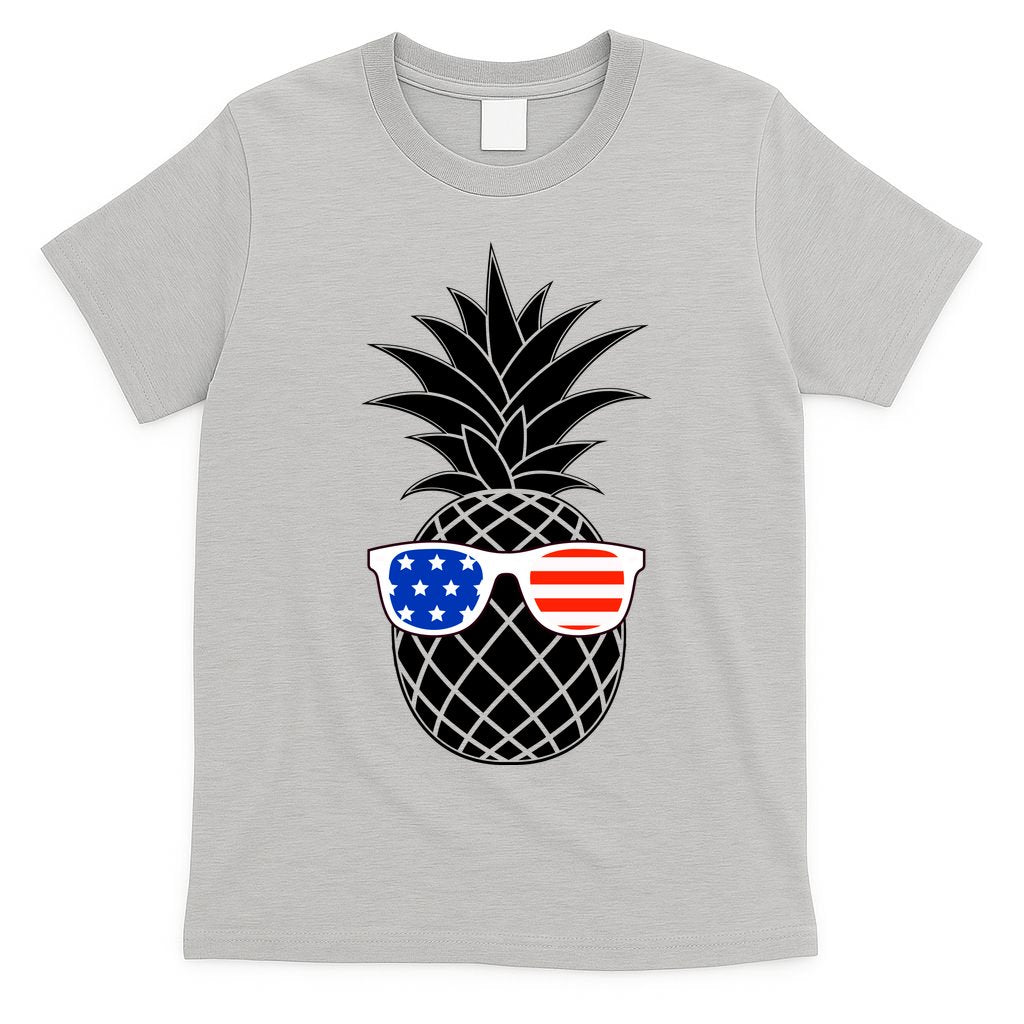 USA Pineapple With Sunglasses T-Shirt