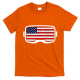 USA Retro Video Game Flag T-Shirt