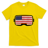 USA Retro Video Game Flag T-Shirt