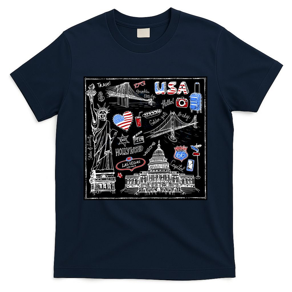USA Sketch T-Shirt