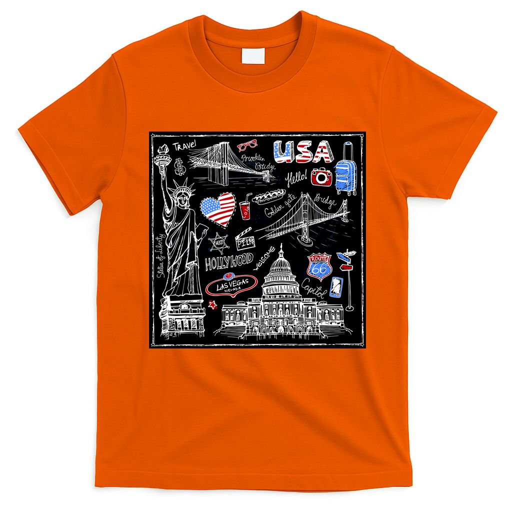 USA Sketch T-Shirt