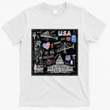 USA Sketch T-Shirt