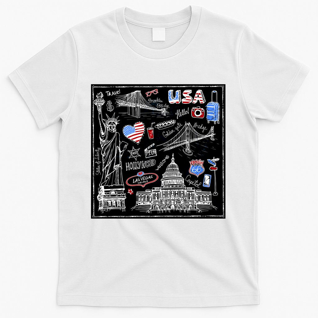 USA Sketch T-Shirt