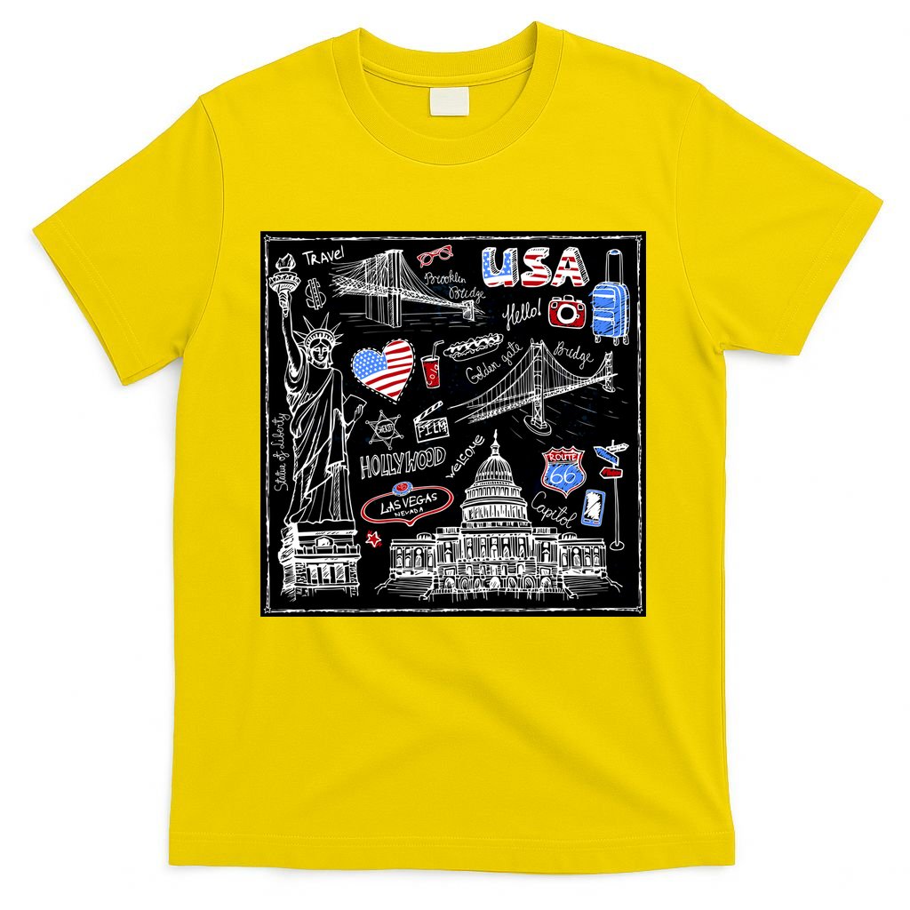USA Sketch T-Shirt
