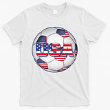 USA Soccer Team Ball T-Shirt
