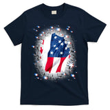 USA Torn Star American Flag T-Shirt