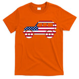 USA Truck American Flag T-Shirt