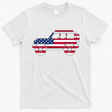 USA Truck American Flag T-Shirt