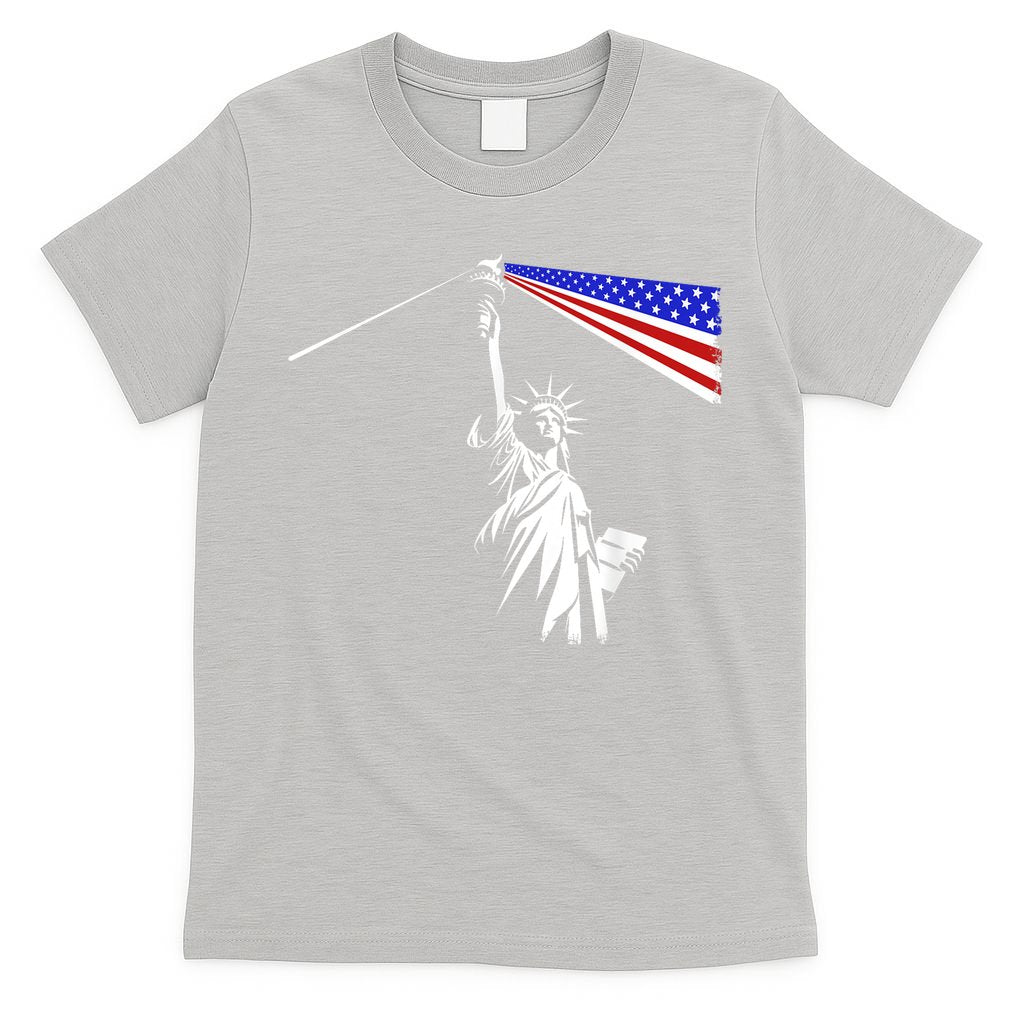 Usa Statue Of Liberty 4th Of July Novelty Funny Patriotic T-Shirt