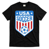 USA Soccer Team Support The Team Shirt USA Flag Football T-Shirt