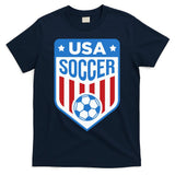 USA Soccer Team Support The Team Shirt USA Flag Football T-Shirt