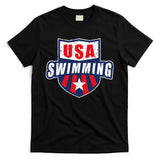 Usa Swimming Team Sports Athlete Us Swim Aquatic T-Shirt