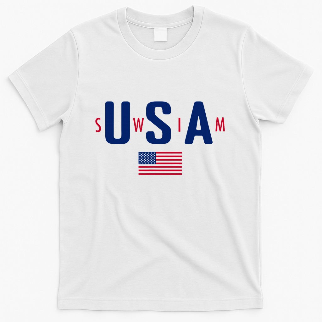 Usa Swim  Usa Summer Swimming 2024 Games T-Shirt