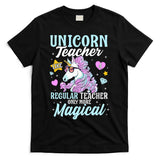 Unicorn Teacher Back To School Cute Magic Teacher T-Shirt