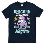 Unicorn Teacher Back To School Cute Magic Teacher T-Shirt