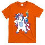 USA Unicorn Dabbing T-Shirt