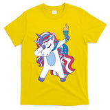 USA Unicorn Dabbing T-Shirt