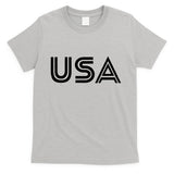 Usa Vintage Patriotic Logo T-Shirt