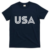 Usa Vintage Patriotic Logo T-Shirt