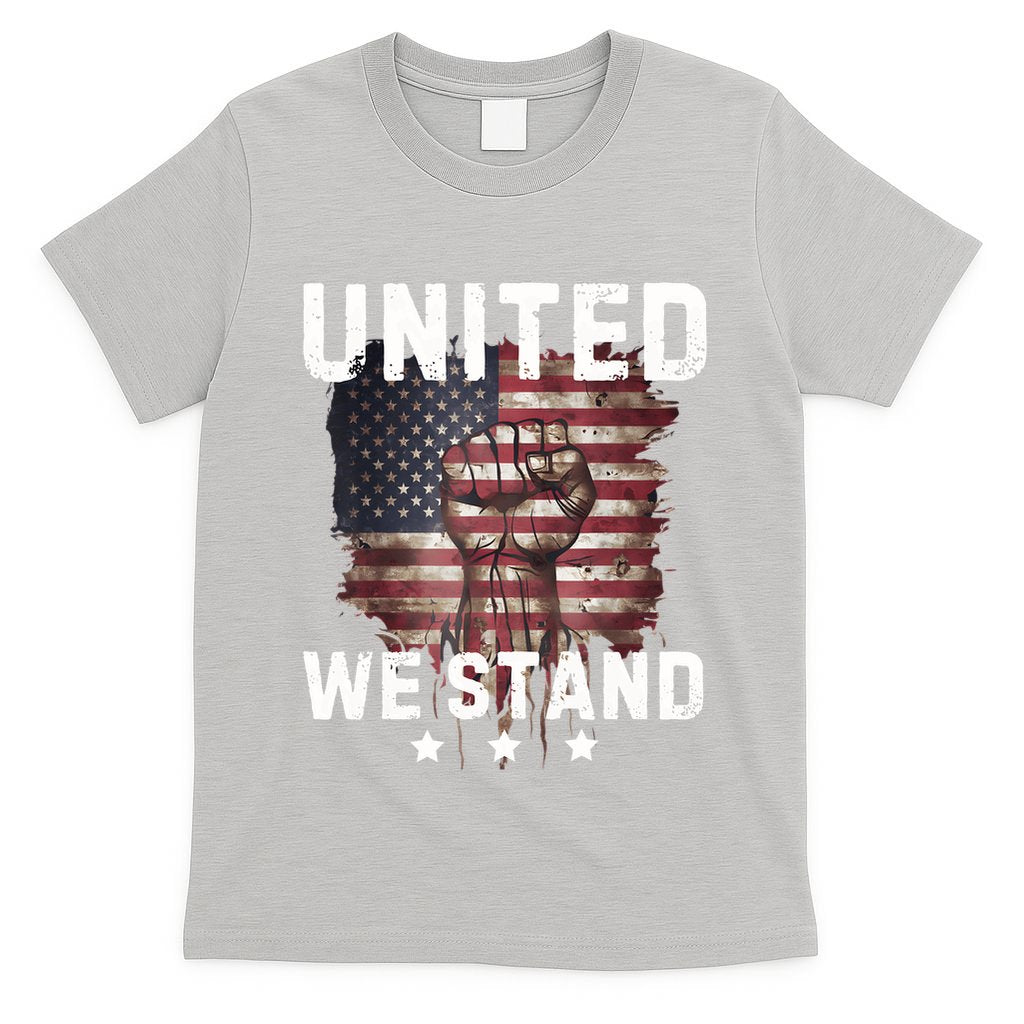 United We Stand Patriotic Gift For Usa Flag T-Shirt