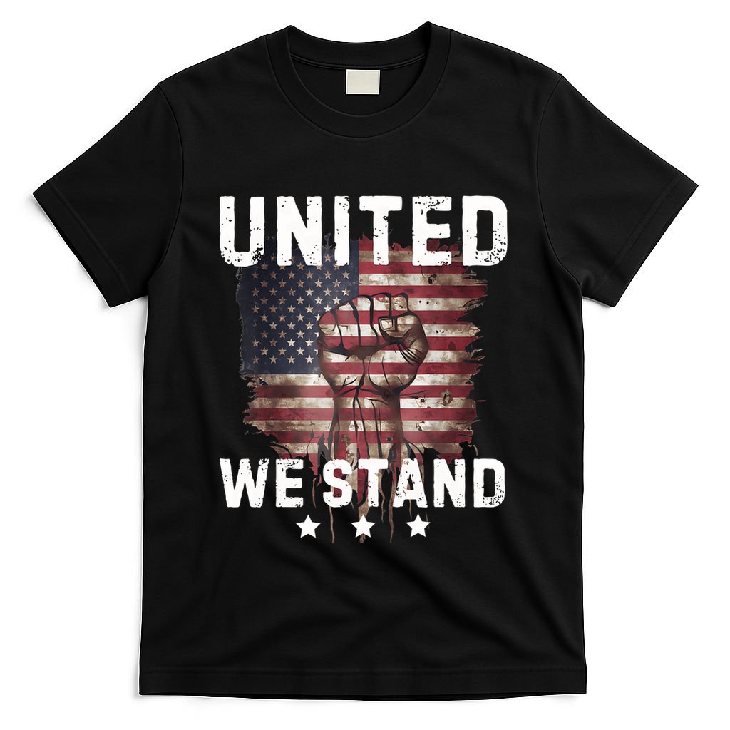 United We Stand Patriotic Gift For Usa Flag T-Shirt