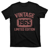 Vintage 1965 Limited Edition 60th Birthday T-Shirt