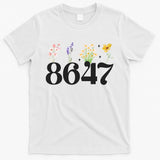 Vintage 86 47 Anti-Trump Flower President T-Shirt
