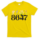 Vintage 86 47 Anti-Trump Flower President T-Shirt